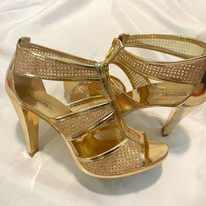 Gold Michael Kors Heels